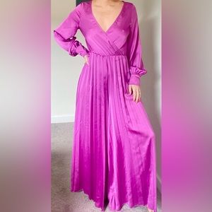 Va Va Voom Satin Jumpsuit